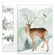 Deer and Bird Folded Holiday Cards Image 4 of 5